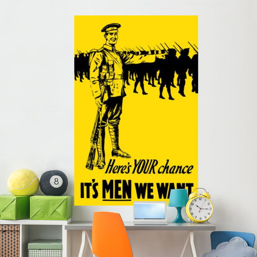 Vintage World War One Wall Decal Design 5