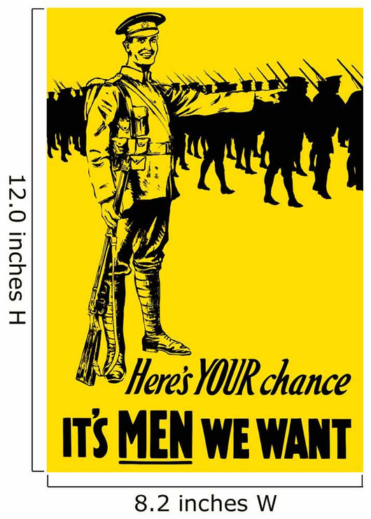 Vintage World War One Wall Decal Design 5
