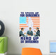 Three Man Talking and Wall Decal