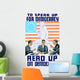 Three Man Talking and Wall Decal