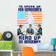 Three Man Talking and Wall Decal