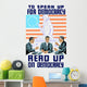 Three Man Talking and Wall Decal