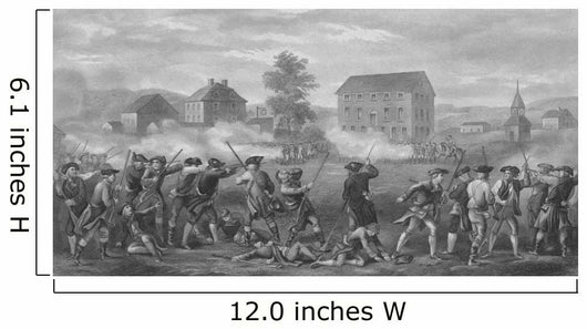 Revolutionary War Print American Wall Decal