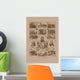 Vintage American History Print Wall Decal Design 13