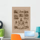 Vintage American History Print Wall Decal Design 13