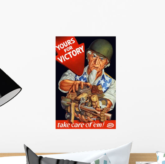 Vintage World War Ii Wall Decal Design 30