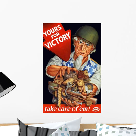 Vintage World War Ii Wall Decal Design 30