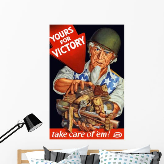 Vintage World War Ii Wall Decal Design 30