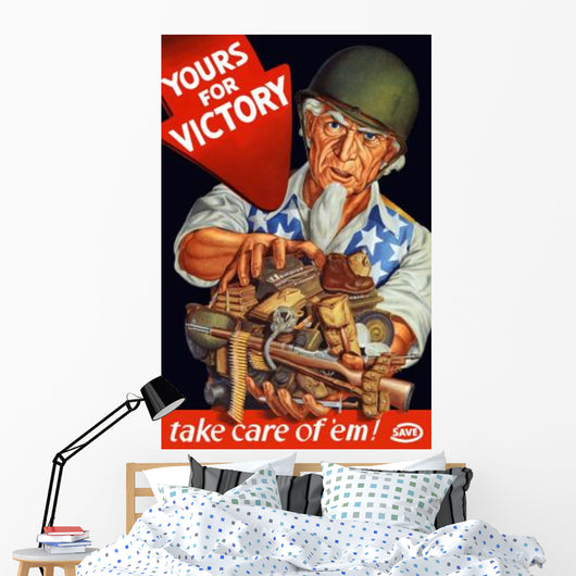 Vintage World War Ii Wall Decal Design 30