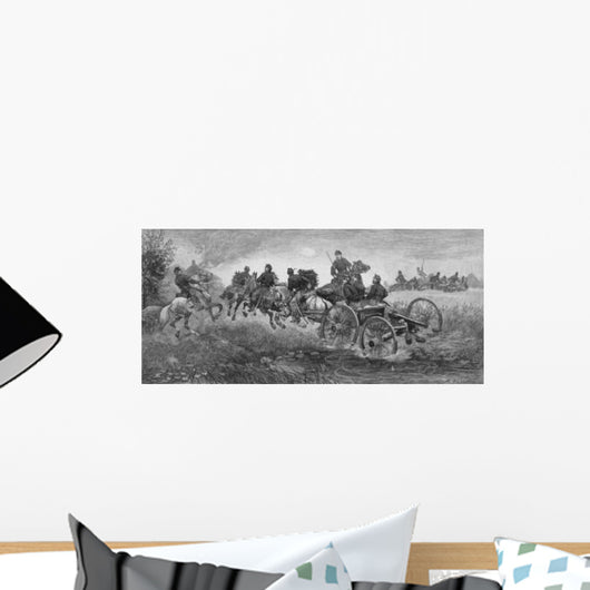 Vintage Civil War Print Wall Decal Design 7