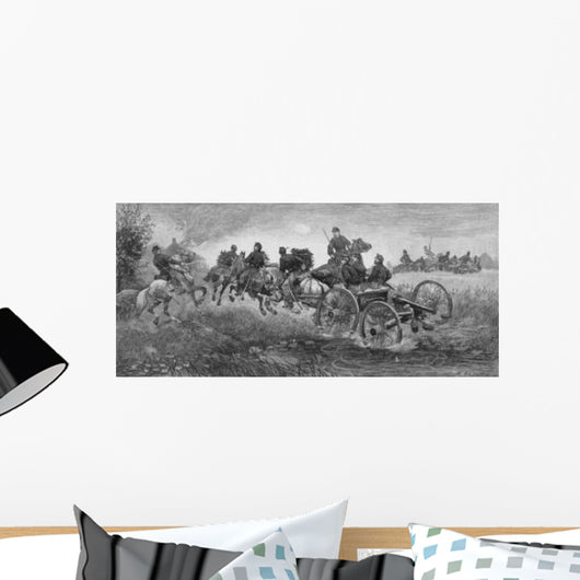 Vintage Civil War Print Wall Decal Design 7