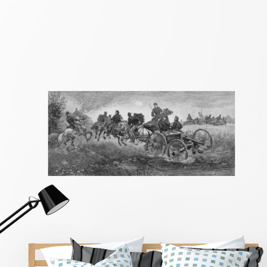Vintage Civil War Print Wall Decal Design 7