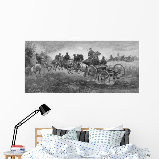 Vintage Civil War Print Wall Decal Design 7