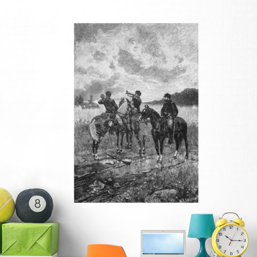 Vintage Civil War Print Wall Decal Design 6