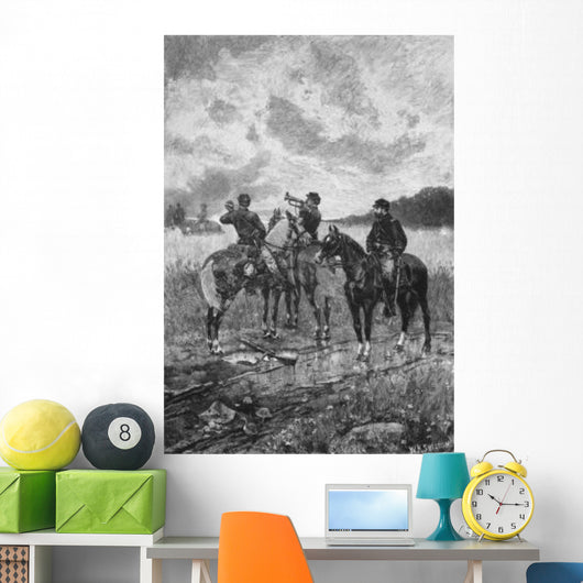 Vintage Civil War Print Wall Decal Design 6