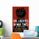 Vintage Wpa Poster Armored Wall Decal