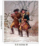 Vintage Revolutionary War Print Wall Decal Design 1