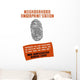 Vintage Wpa Poster Fingerprint Wall Decal