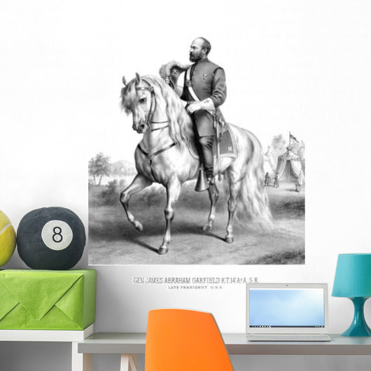 Vintage American History Print Wall Decal Design 8