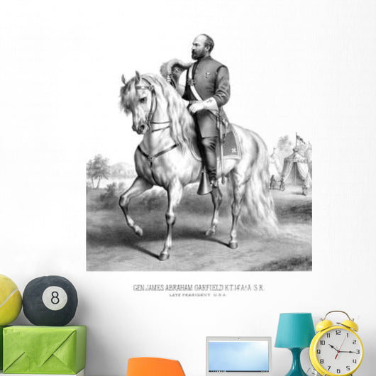 Vintage American History Print Wall Decal Design 8