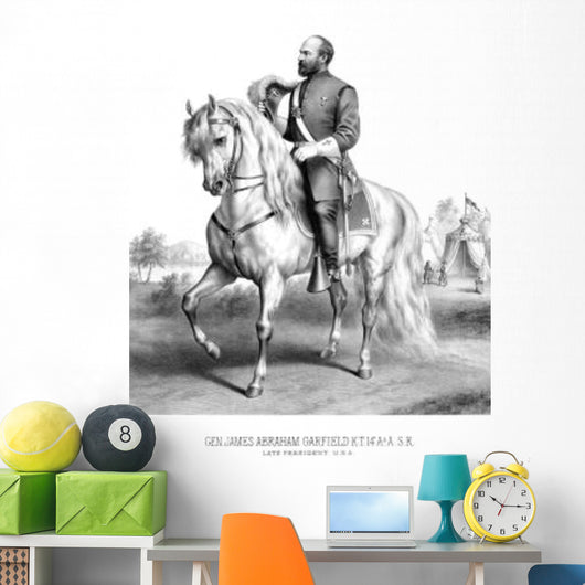 Vintage American History Print Wall Decal Design 8
