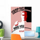 Vintage Wpa Poster Man Wall Decal Design 2