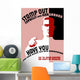 Vintage Wpa Poster Man Wall Decal Design 2