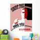 Vintage Wpa Poster Man Wall Decal Design 2