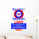 Vintage Wpa Poster Bulls-eye Wall Decal