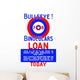 Vintage Wpa Poster Bulls-eye Wall Decal