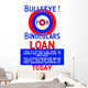 Vintage Wpa Poster Bulls-eye Wall Decal