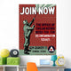 Vintage Wpa Poster Man Wall Decal Design 1