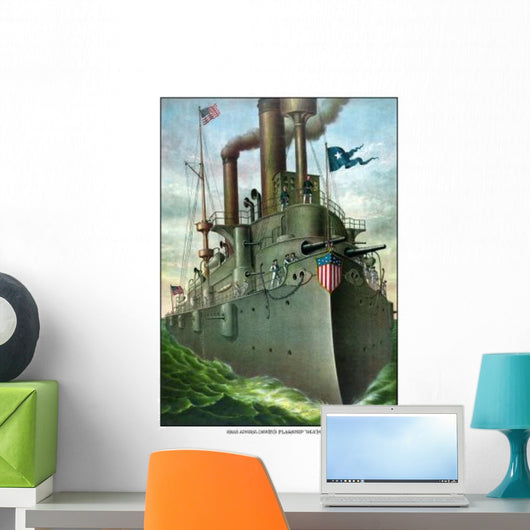 Vintage American History Print Wall Decal Design 6