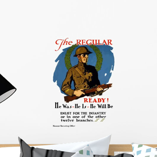 Vintage World War I Wall Decal Design 11