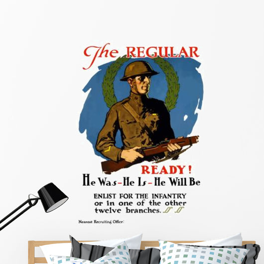 Vintage World War I Wall Decal Design 11