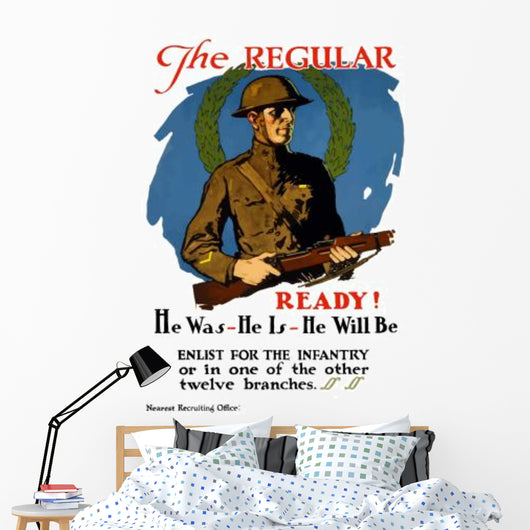 Vintage World War I Wall Decal Design 11