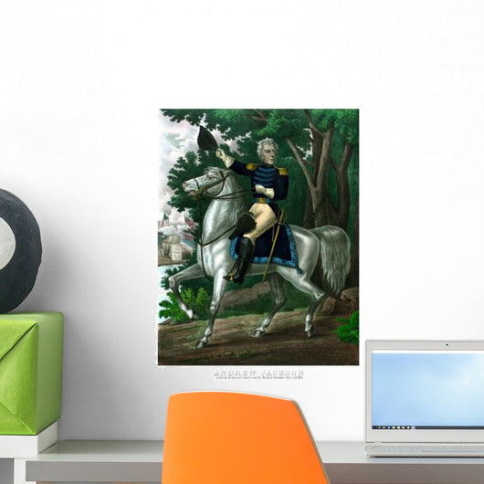 Vintage American History Print Wall Decal Design 4