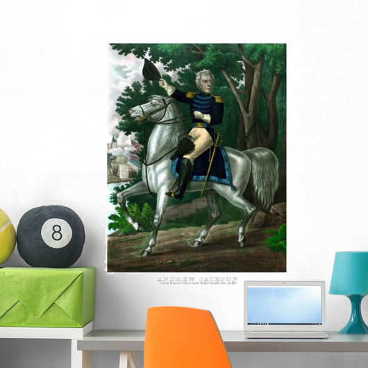 Vintage American History Print Wall Decal Design 4
