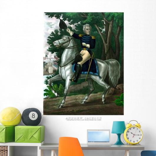 Vintage American History Print Wall Decal Design 4