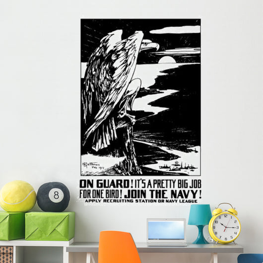 Vintage World War I Wall Decal Design 10