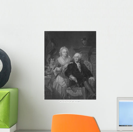 Vintage American History Print Wall Decal Design 3