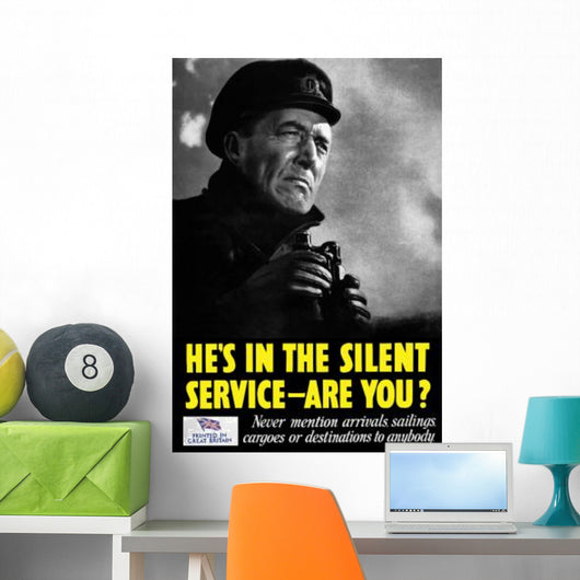 Vintage World War Ii Wall Decal Design 23