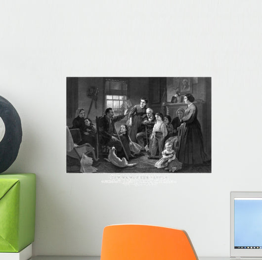 Vintage Civil War Print Wall Decal Design 4