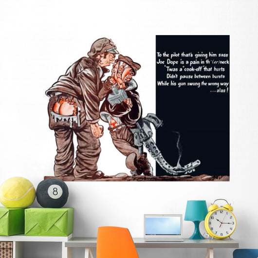 Vintage World War Ii Wall Decal Design 17