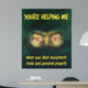 Eyes Colored like Japanese Wall Decal