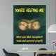 Eyes Colored like Japanese Wall Decal
