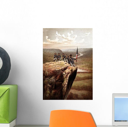 Vintage Civil War Print Wall Decal Design 3
