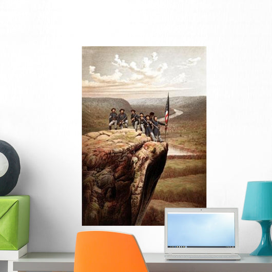 Vintage Civil War Print Wall Decal Design 3