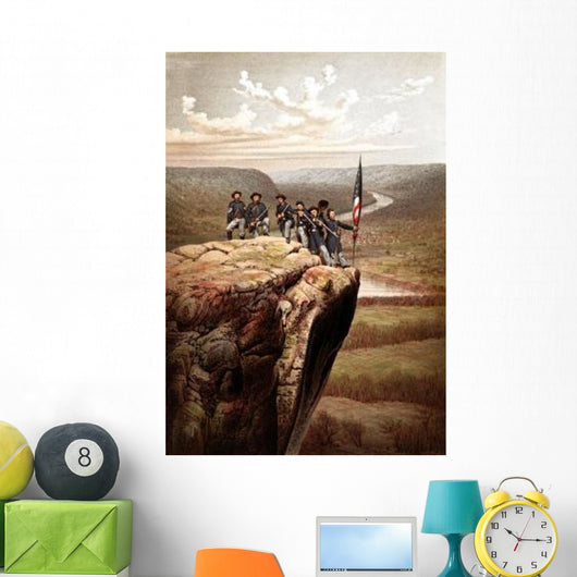 Vintage Civil War Print Wall Decal Design 3
