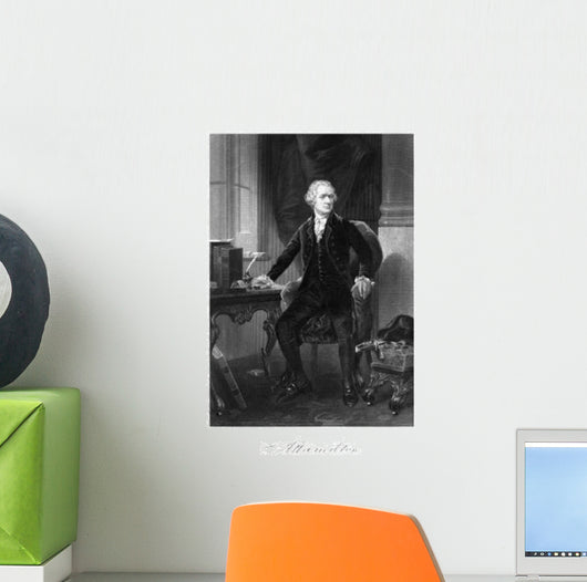 Vintage American History Print Wall Decal Design 2